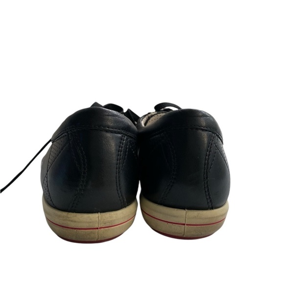 Ecco Golf Street Retro Danish Womans Soft Leather Black Golf Shoes EU 38 SZ 7.5 - Picture 11 of 16